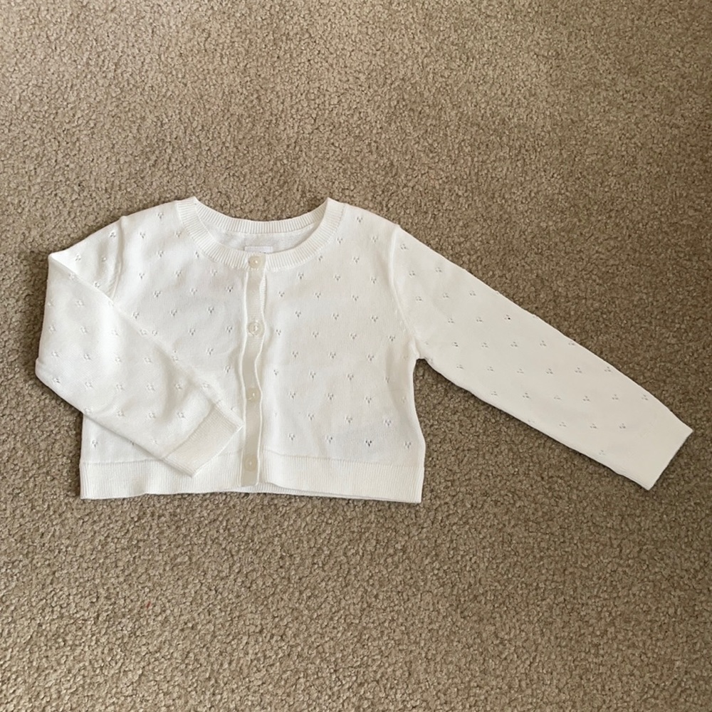 ✨NEW Baby Gap Long Sleeve Button Up Cardigan Size 12-18 Months